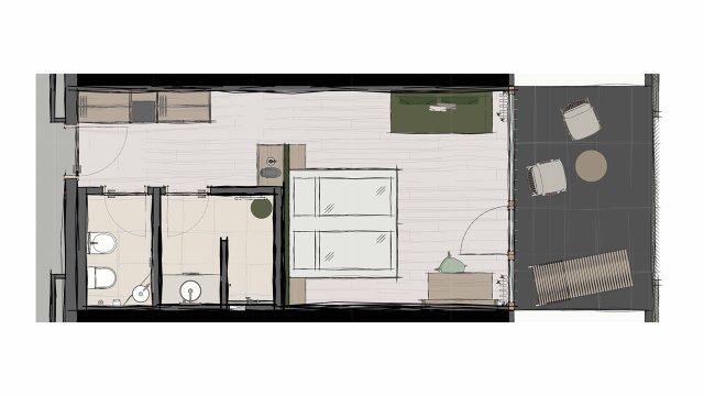 Doppelzimmer Lareck (1/3)