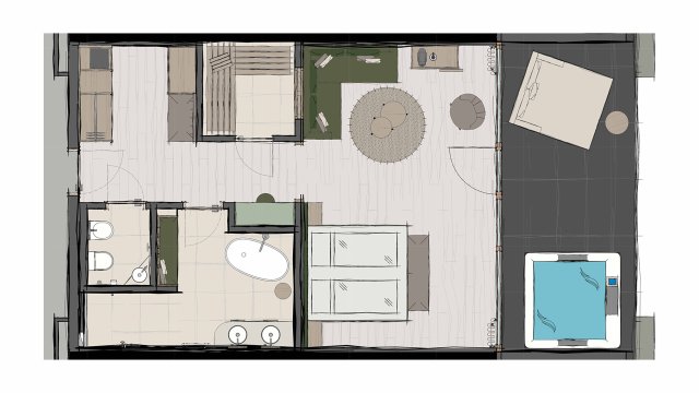 Live Balance Suite Kurtins (1/3)